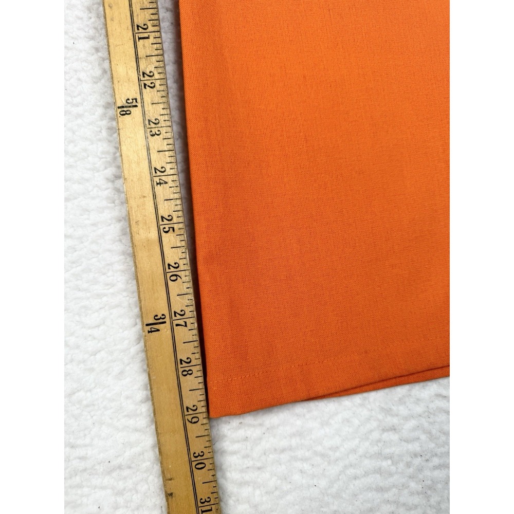 Commense Pleated Wide Leg Flare Linen Cotton Pants Orange - XL - 32x29 - Read - Picture 12 of 15